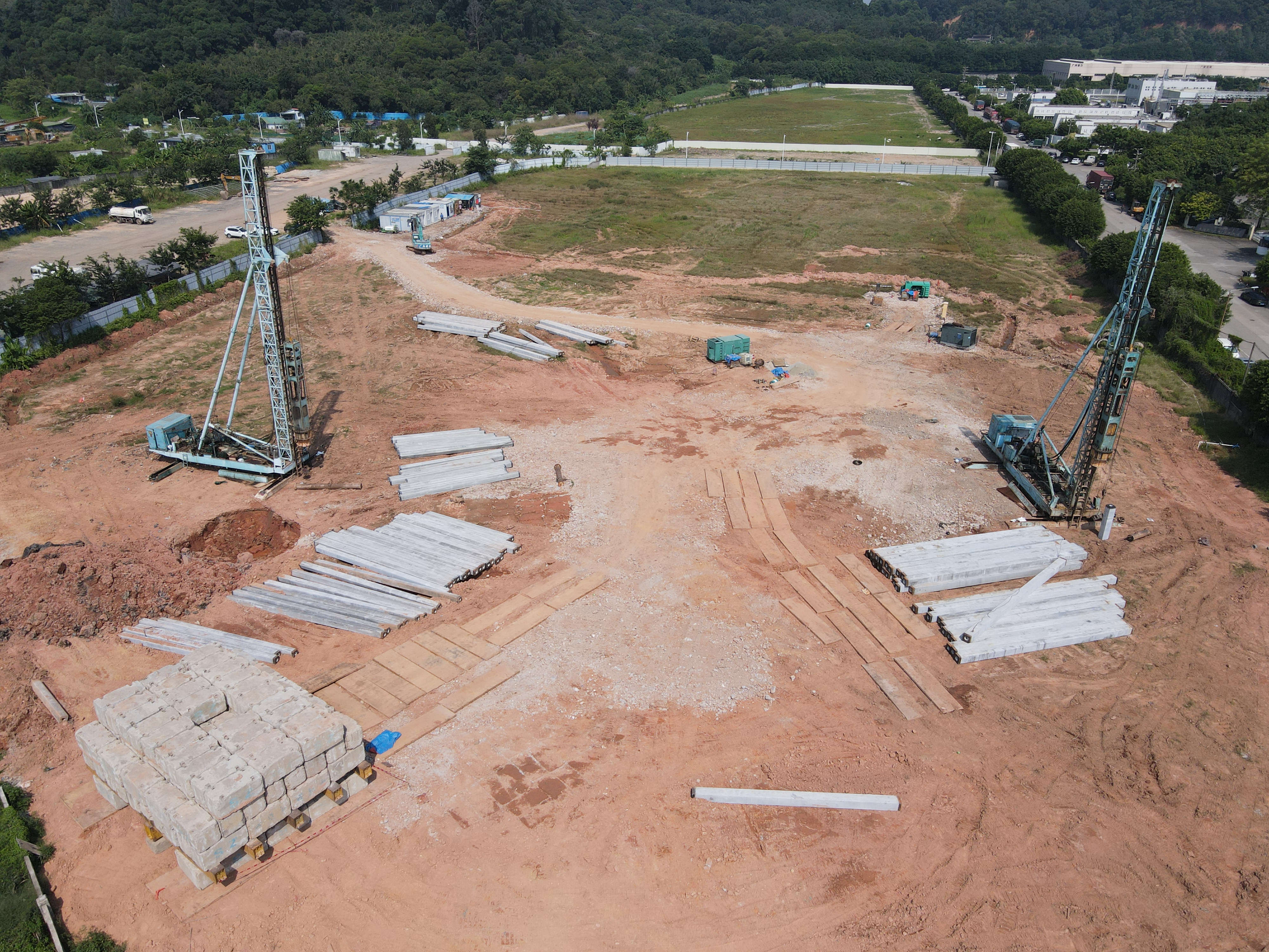  广州番禺石楼项目1号地桩基工程